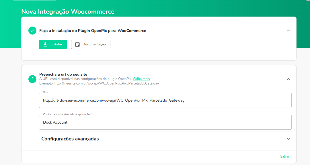 Nova integração WooCommerce na plataforma